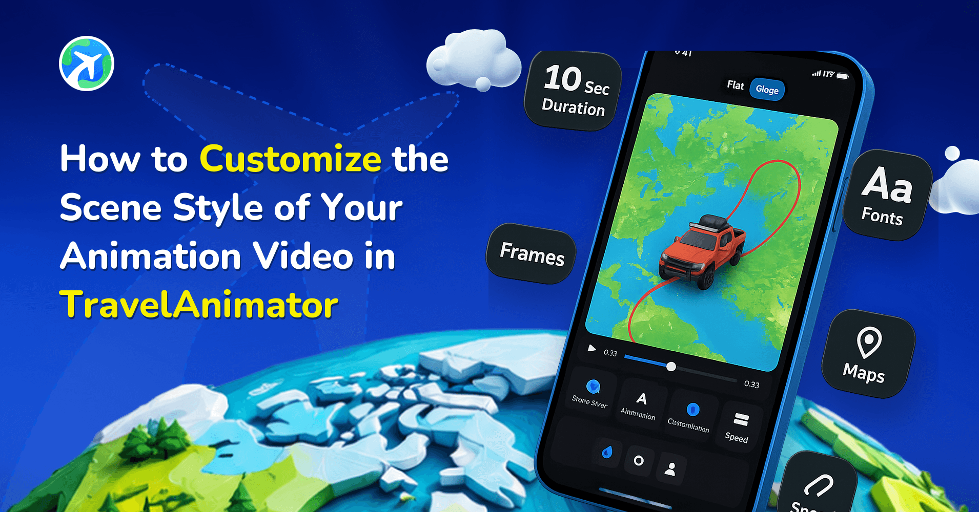 How to Customize Your Animation’s Scene Style in TravelAnimator