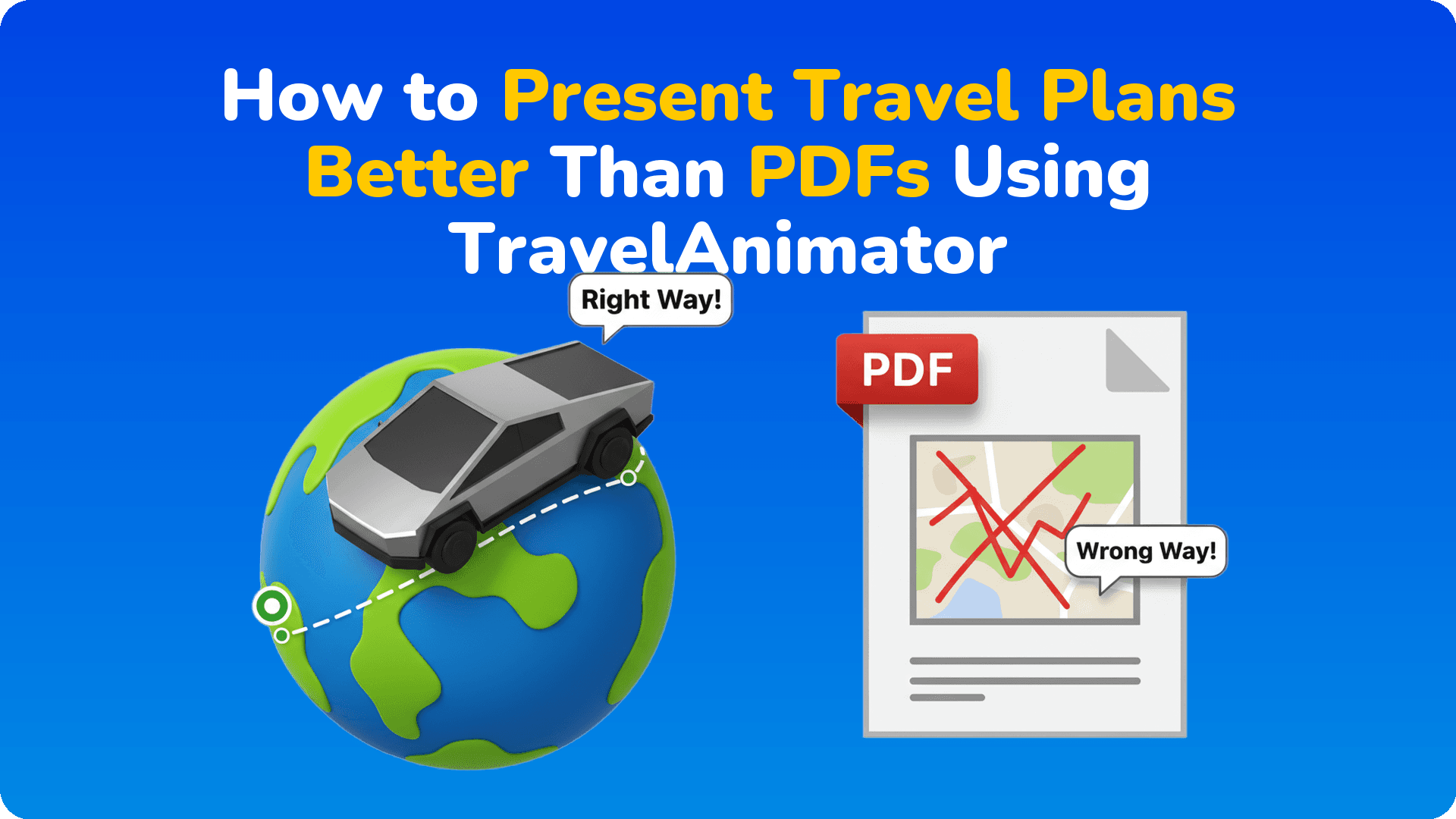 How to Present Travel Plans Better Than PDFs Using TravelAnimator