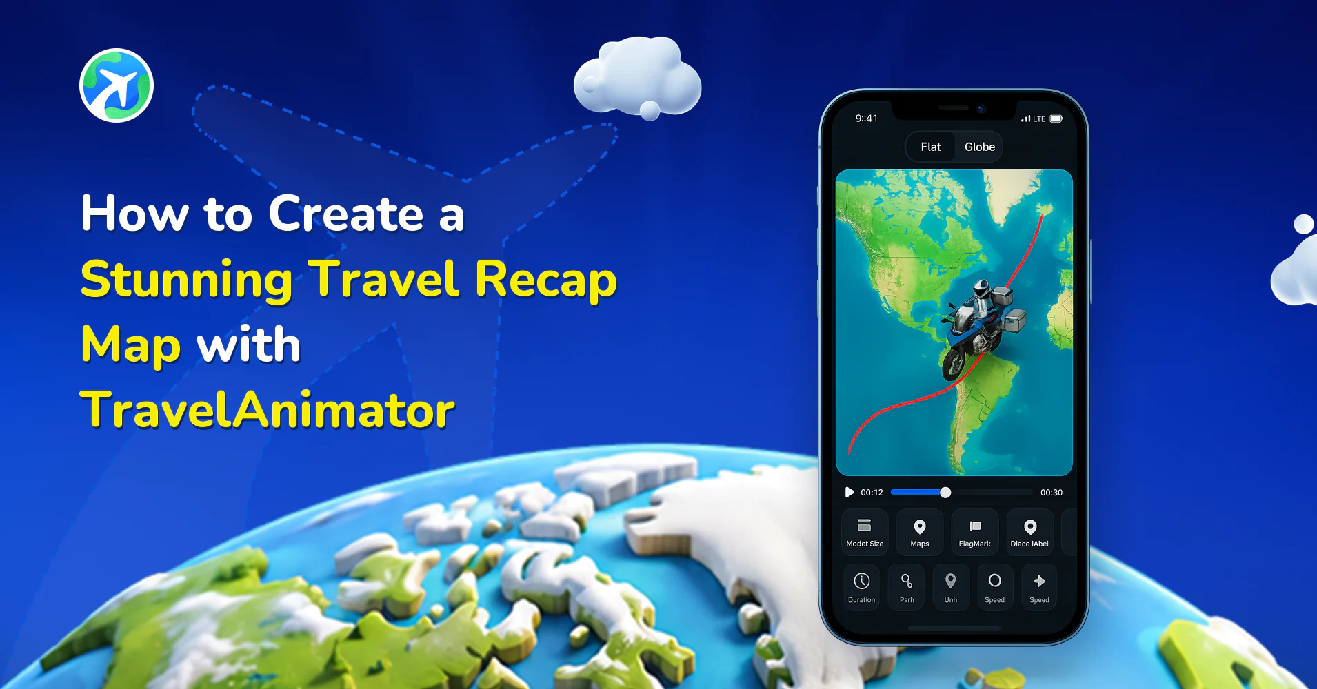How to Create a Stunning Travel Recap Map with Travel Animator