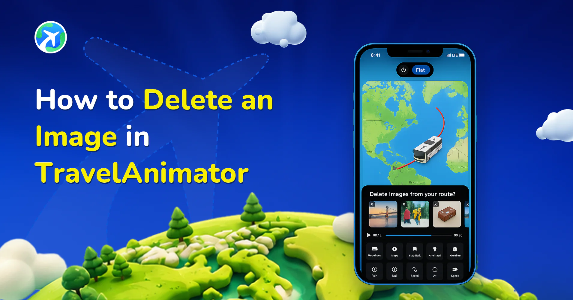 How to Delete an Image in Travel Animator