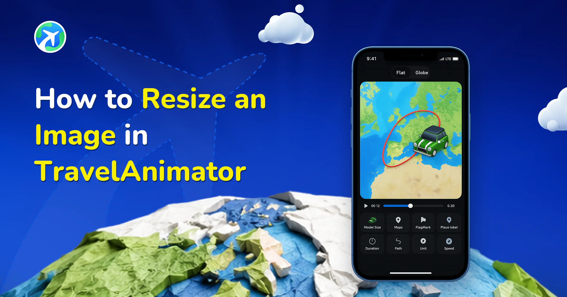 How to Resize an Image in Travel Animator