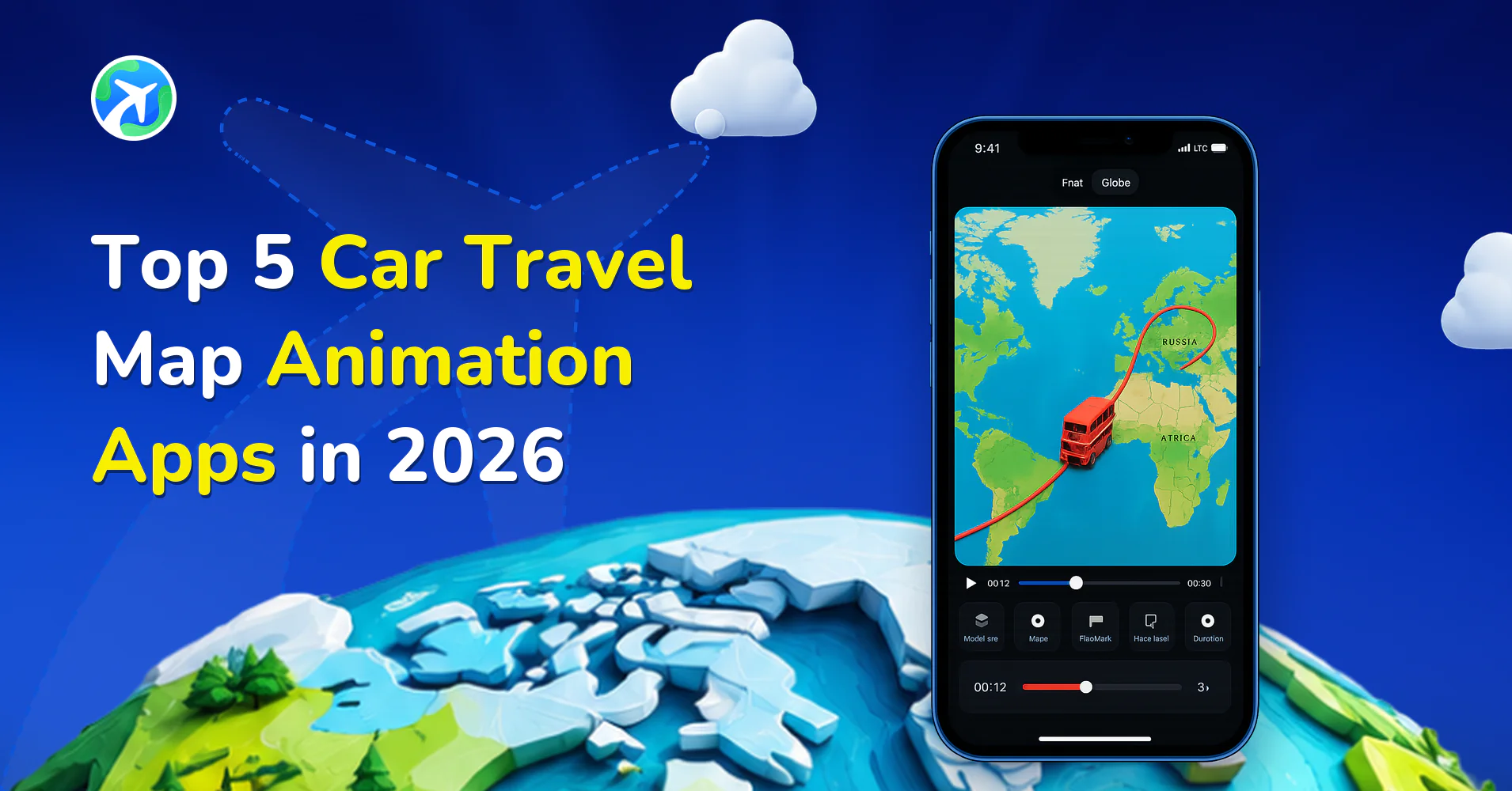 Top 5 Car Travel Map Animation Apps in 2026
