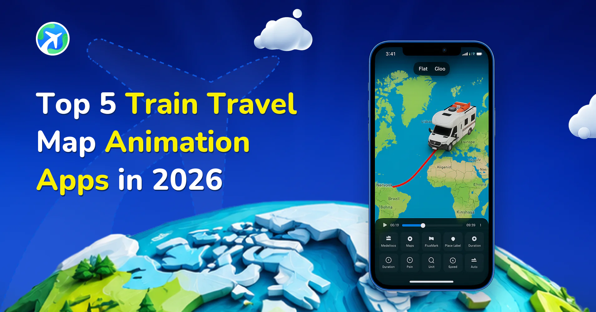 Top 5 Train Travel Map Animation Apps in 2026