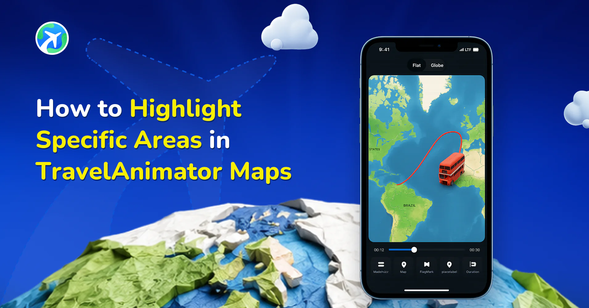 How to Highlight Specific Areas in TravelAnimator Maps