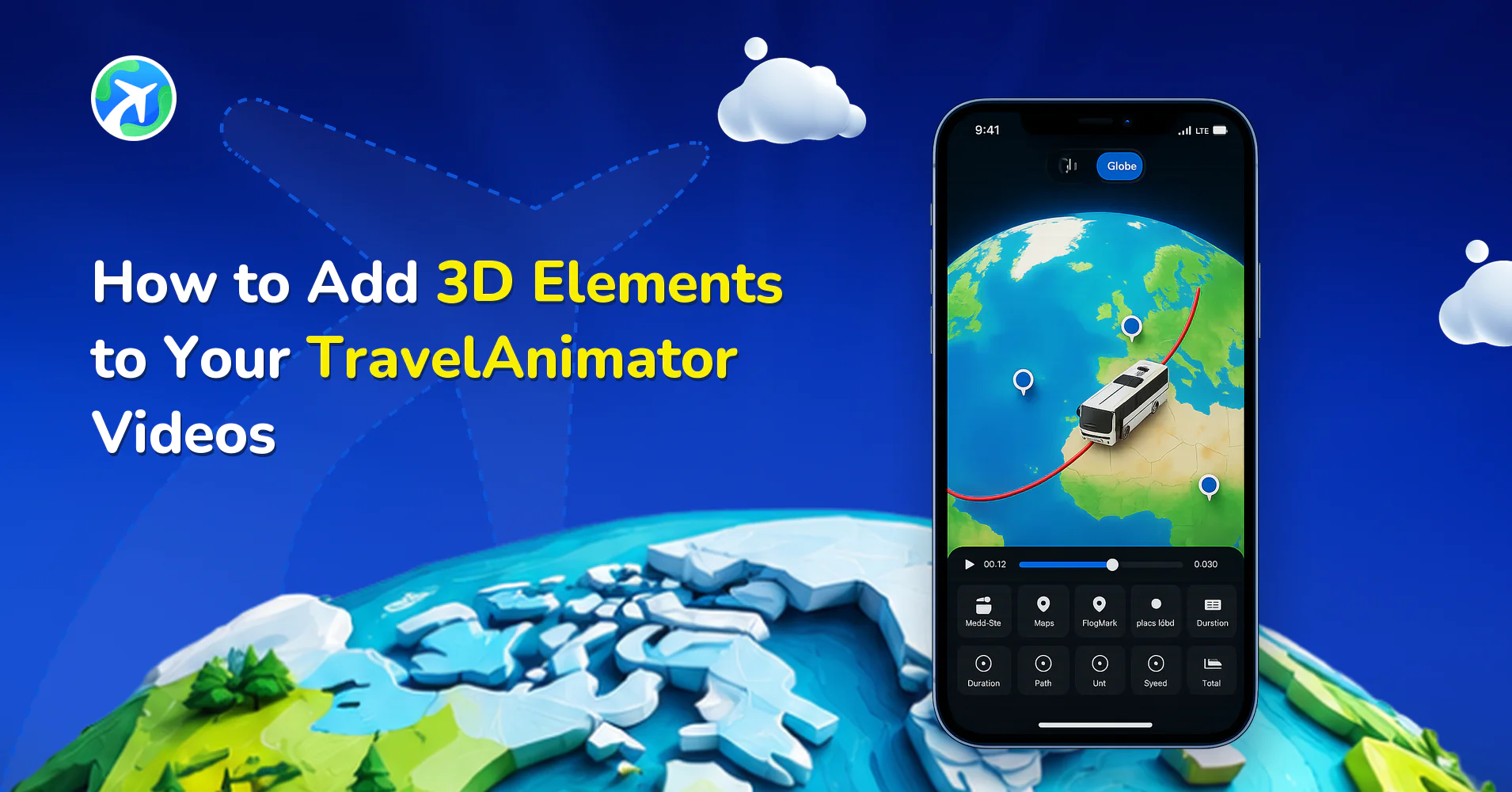 How to Add 3D Elements to Your TravelAnimator Videos