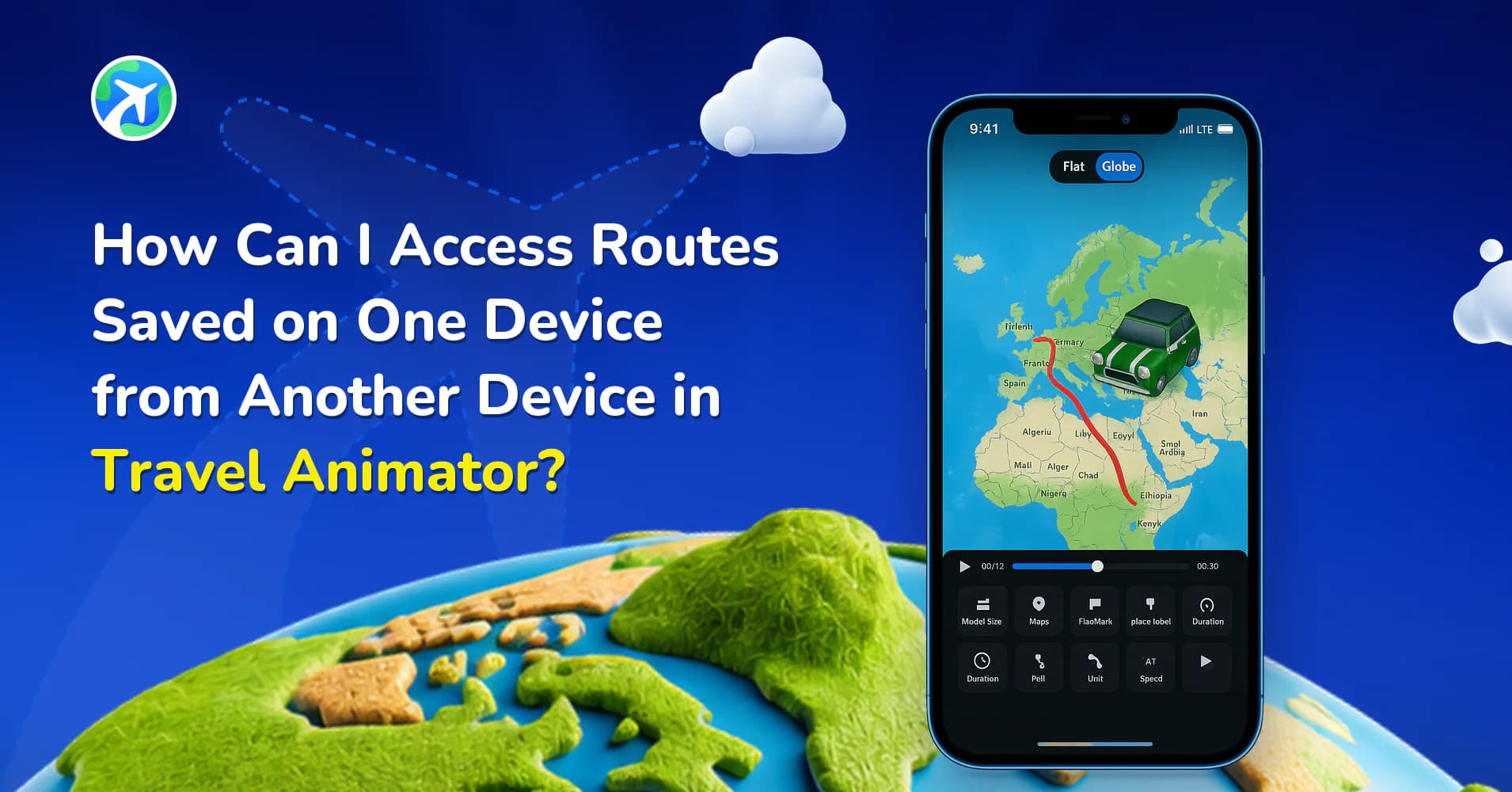How to Access Saved Routes on Another Device in TravelAnimator