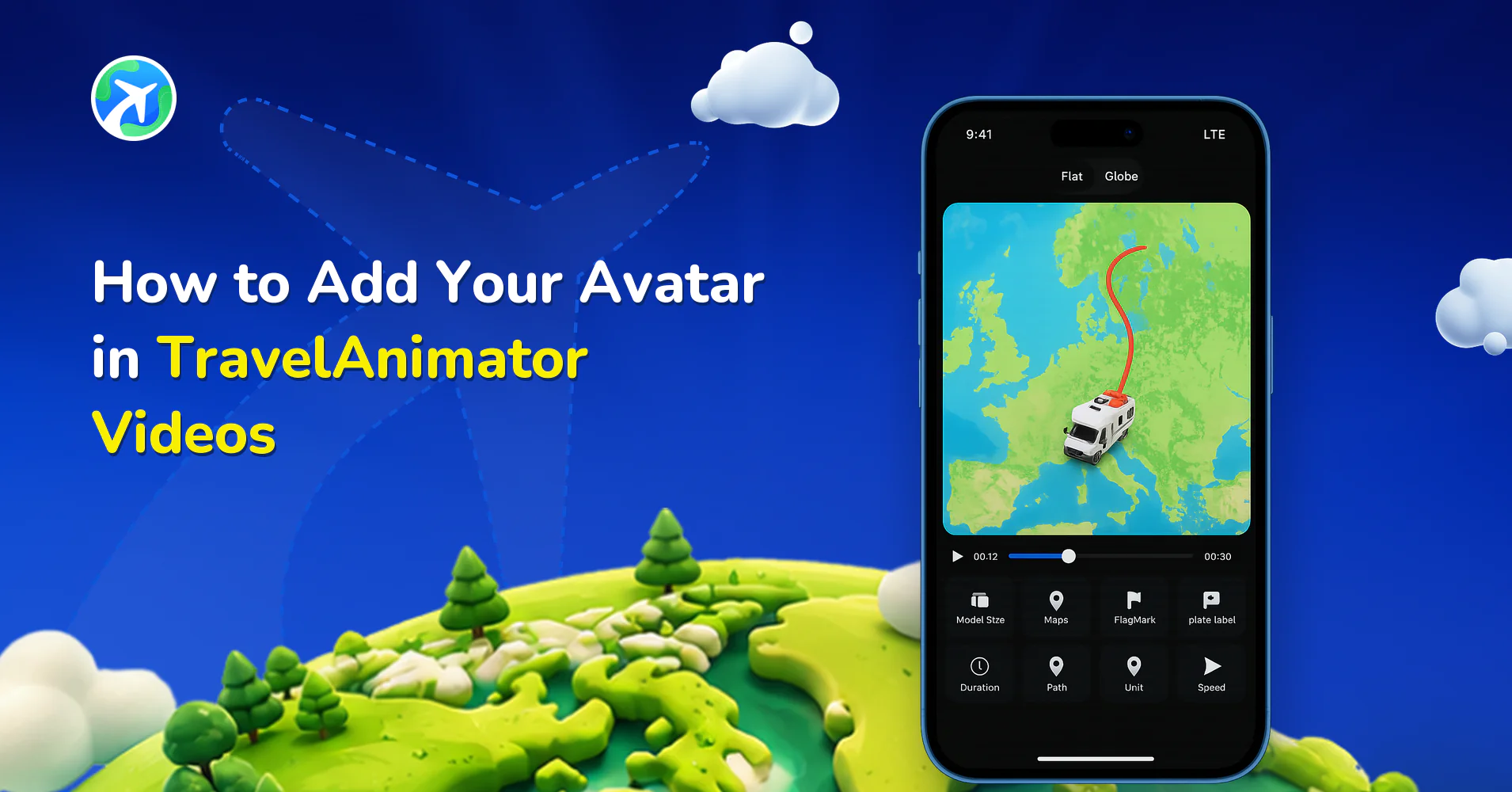 How to Add Your Avatar in TravelAnimator Videos