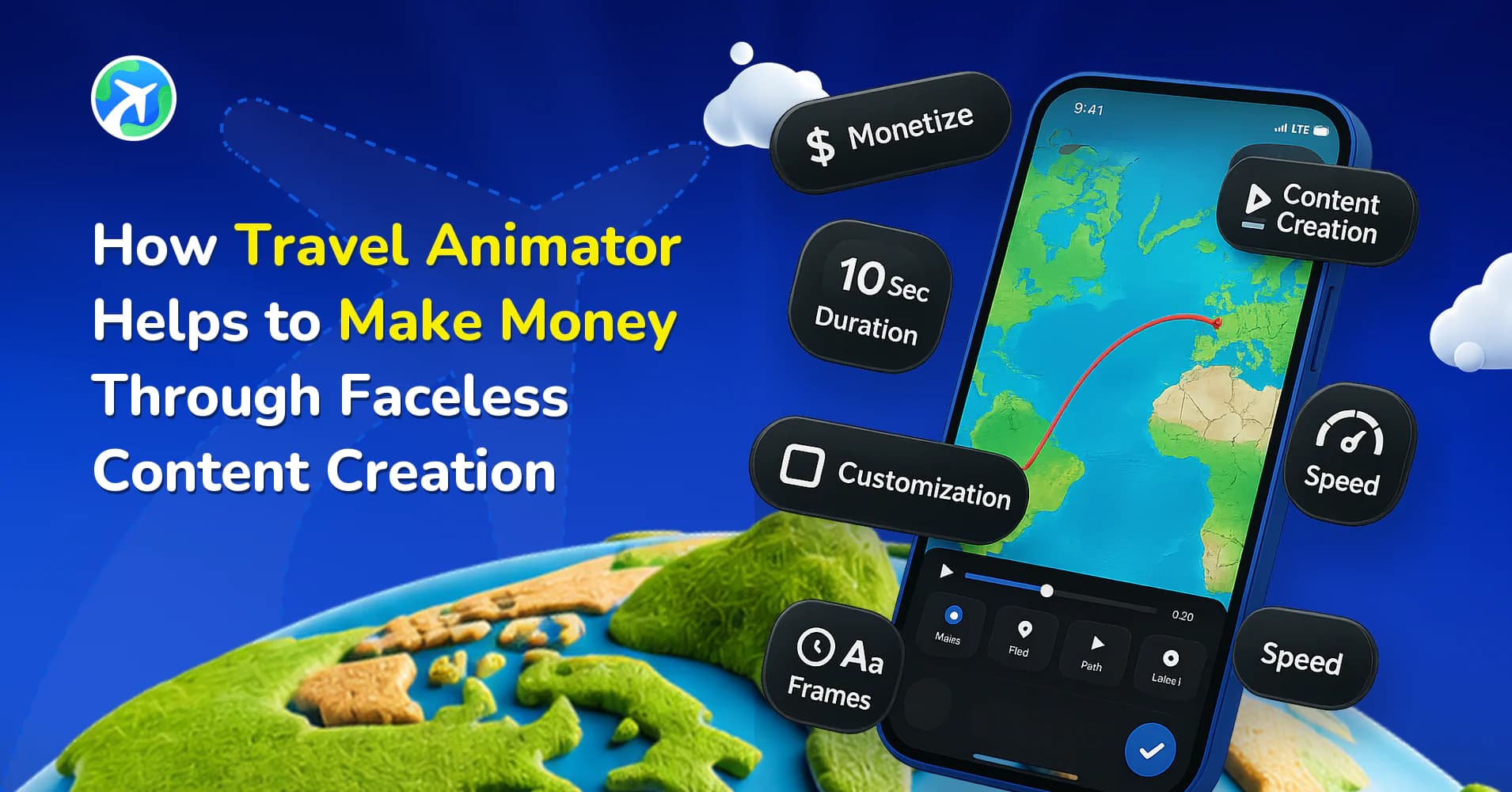 How TravelAnimator Helps You Earn Through Faceless Content