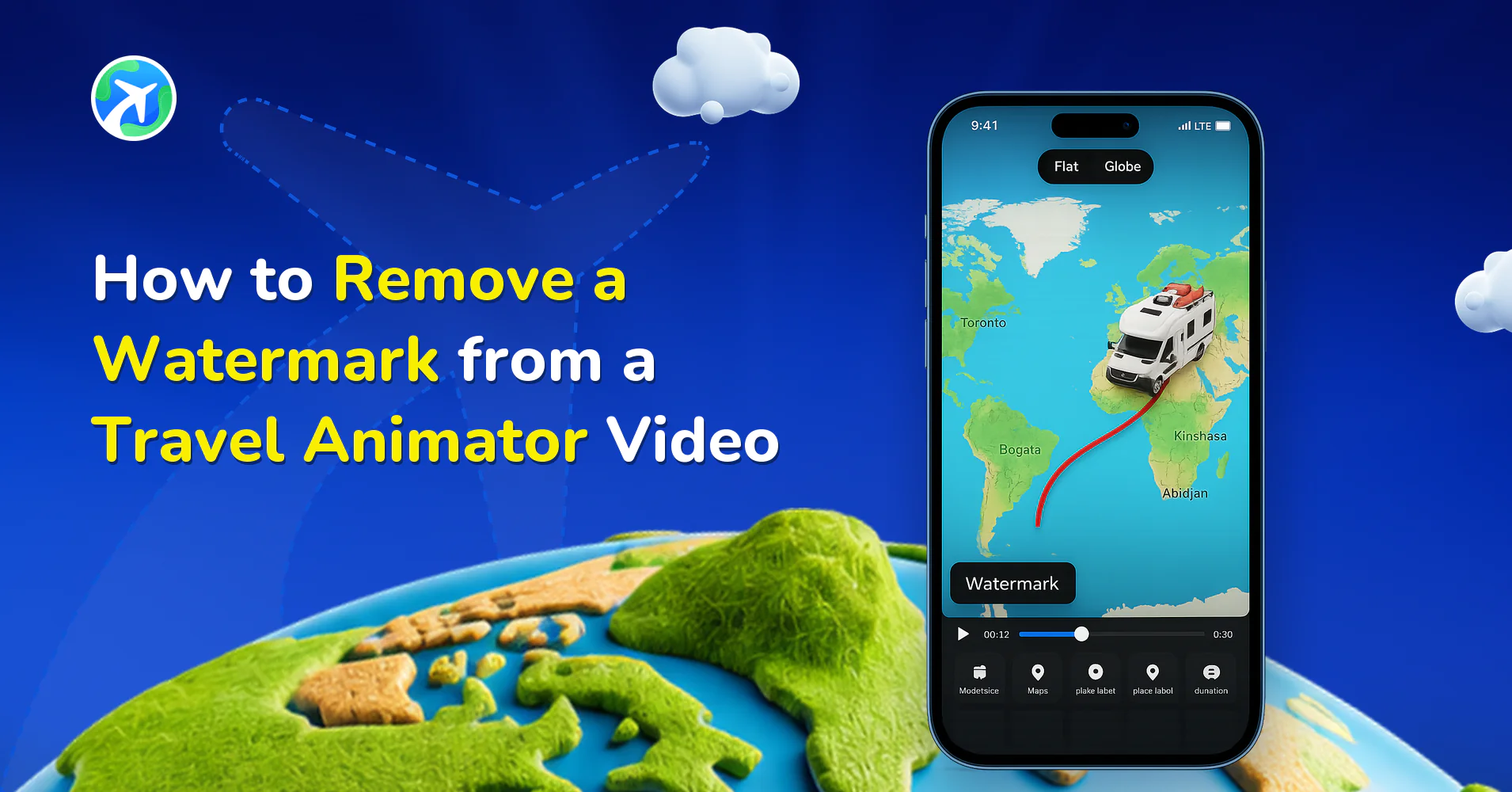 How to Remove a Watermark from a Travel Animator Video