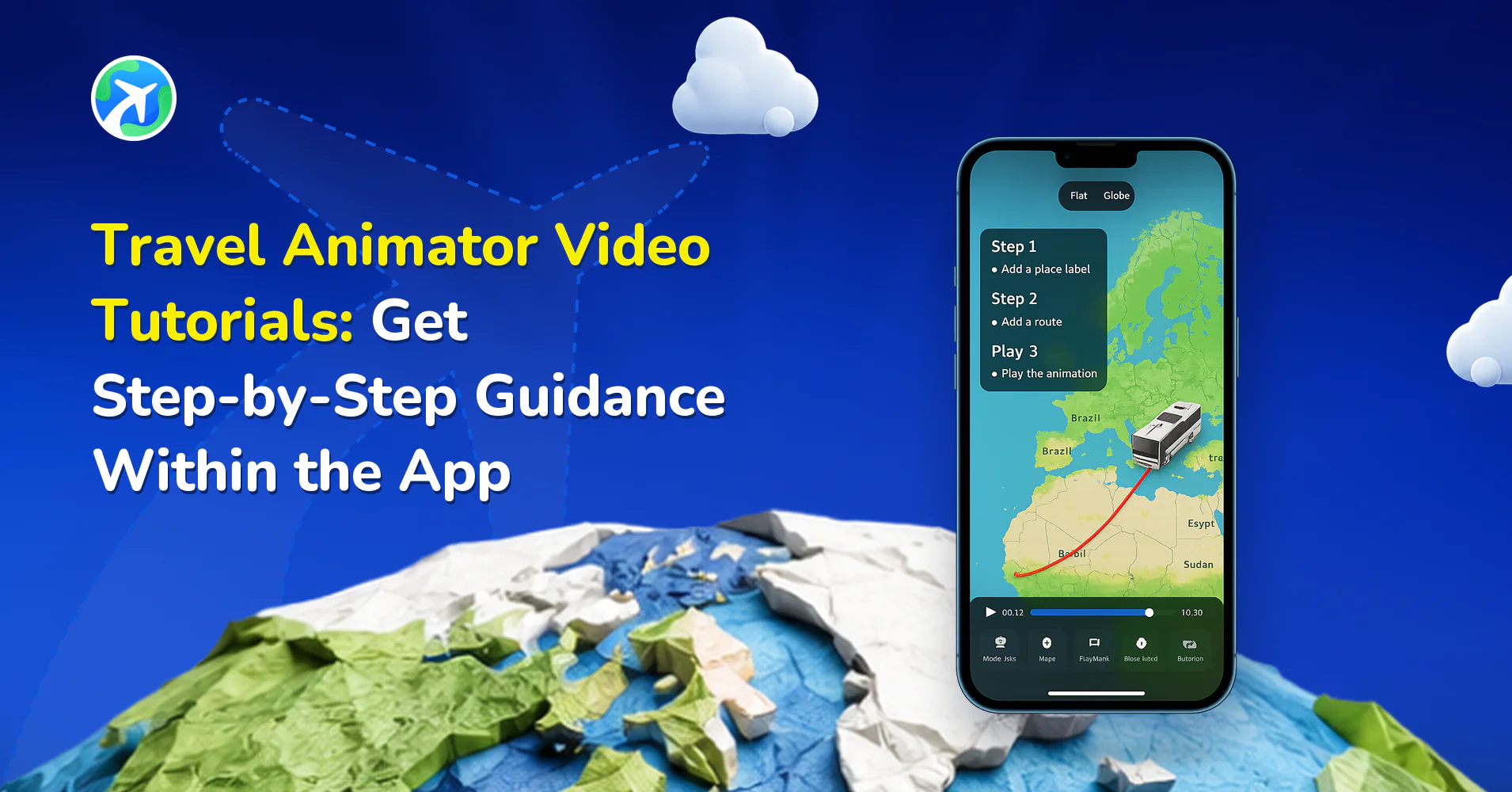 TravelAnimator Video Tutorials: Step-by-Step In-App Guidance