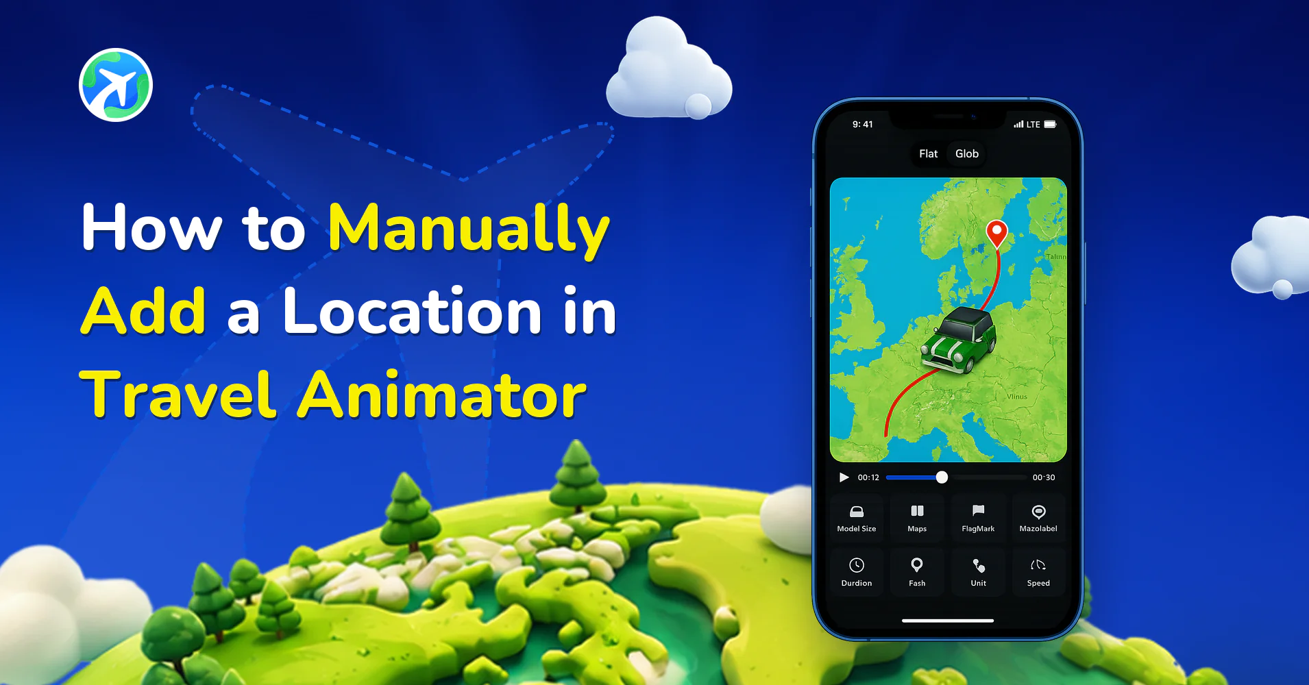 How to Manually Add a Location in Travel Animator