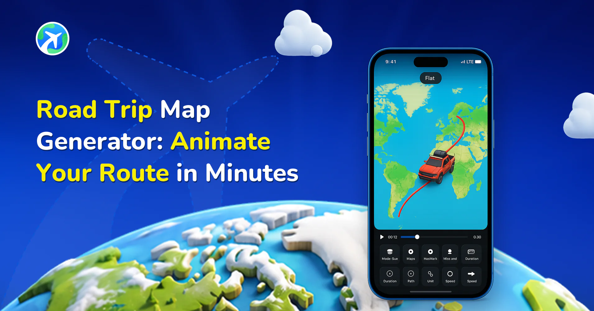 Road Trip Map Generator: Animate Your Route in Minutes