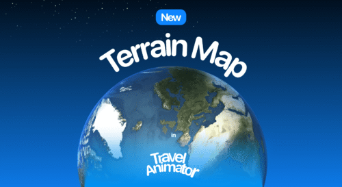 Terrain Map in Travel Animator