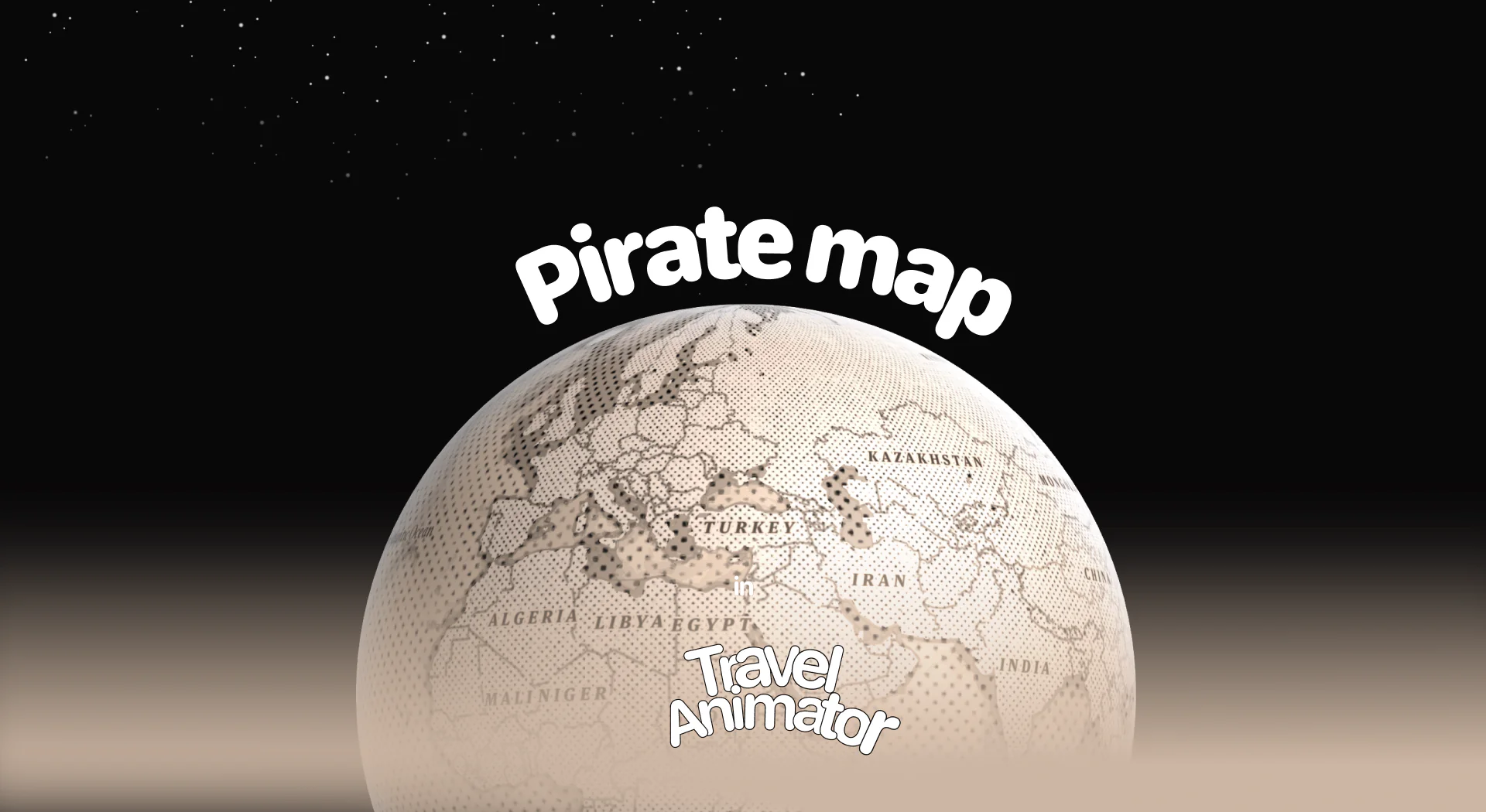 Pirates Maps in Travel Animator