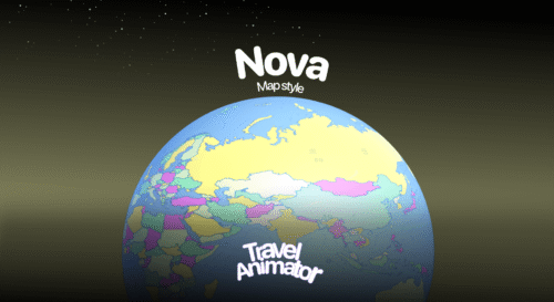 Nova Map in Travel Animator