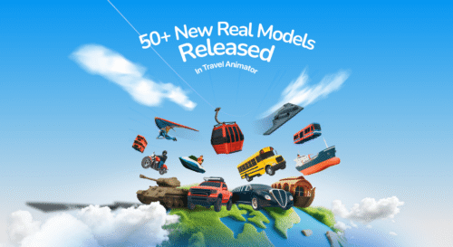 50+ New Real Models Released in Travel Animator