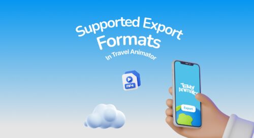 Supported Export Formats in Travel Animator