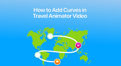 How to Add Curves in Travel Animator Video